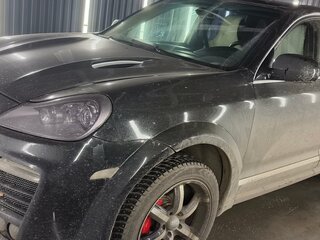 2004 Porsche Cayenne I (955), чёрный, 1300000 рублей, вид 3