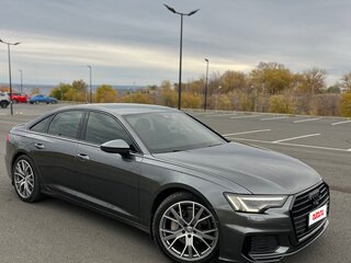 2021 Audi A6 45 TFSI V (C8), серый, 3450000 рублей, вид 4