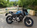 2018 Kawasaki Z 650, синий - вид 2