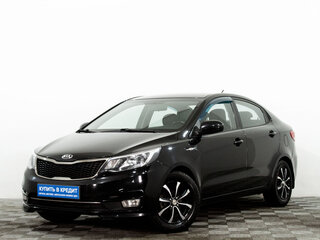 2015 Kia Rio III Рестайлинг, чёрный, 939000 рублей, вид 3