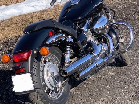 2008 Honda Shadow 750, чёрный, 590000 рублей, вид 2
