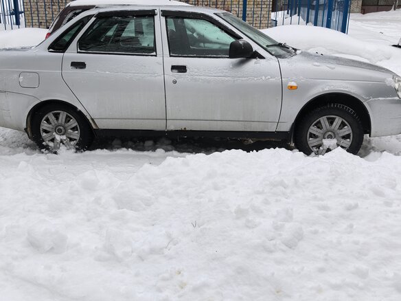 2012 Lada (ВАЗ) Priora I, серебристый, 340000 рублей - вид 1