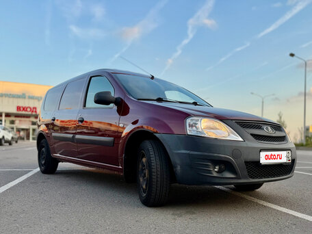 2016 Lada (ВАЗ) Largus I, красный, 680000 рублей, вид 1