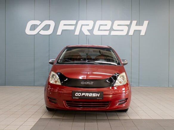 2008 Mitsubishi Colt VI (Z20/Z30), красный - вид 2