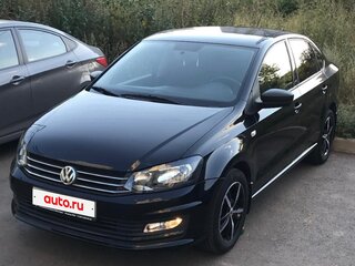 2015 Volkswagen Polo V Рестайлинг, чёрный, 1150000 рублей, вид 3
