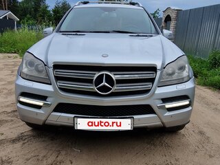 2010 Mercedes-Benz GL-Класс 350 I (X164) Рестайлинг, серебристый, 1250000 рублей, вид 1