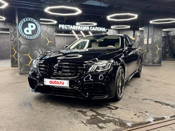 2018 Mercedes-Benz S-Класс 400 d Long VI (W222, C217) Рестайлинг, чёрный, 5050000 рублей - вид 1