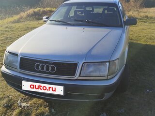 1991 Audi 100 IV (C4), серебристый, 150000 рублей, вид 2