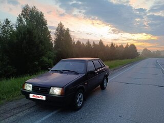 1999 Lada (ВАЗ) 21099, фиолетовый, 110000 рублей, вид 1