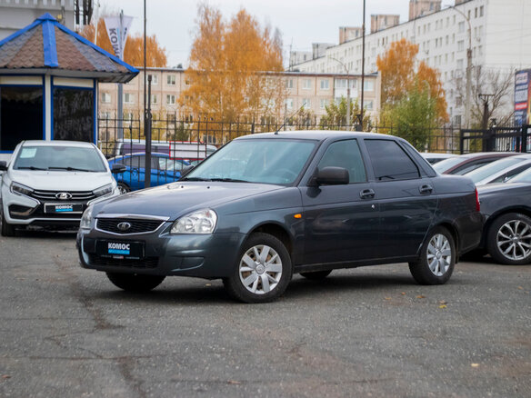 2016 Lada (ВАЗ) Priora I Рестайлинг, серый, 599000 рублей - вид 1