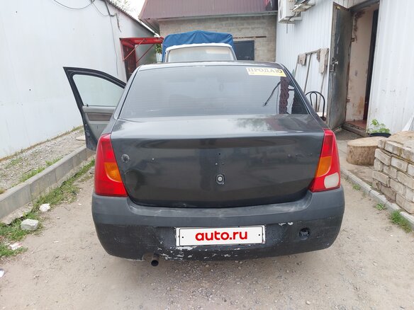2007 Renault Logan I, серый, 180000 рублей - вид 2