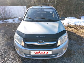 2013 Lada (ВАЗ) Granta I, серебристый, 290000 рублей, вид 1