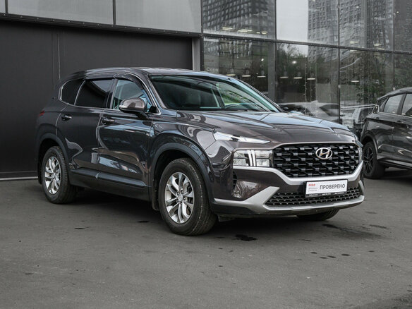 2021 Hyundai Santa Fe IV Рестайлинг, коричневый - вид 2
