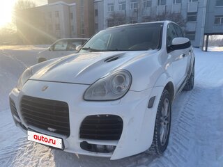 2003 Porsche Cayenne Turbo I (955), белый, 1500000 рублей, вид 4