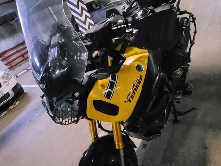 2015 Yamaha XT1200Z Super Tenere, жёлтый, 960000 рублей, вид 4