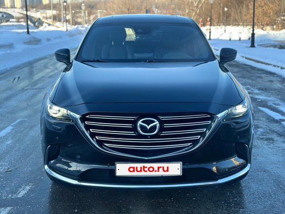 2021 Mazda CX-9 II Рестайлинг, чёрный - вид 2