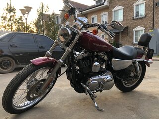 2005 Harley-Davidson Sportster 1200, красный, 620000 рублей, вид 4