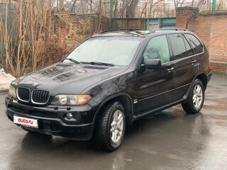 2004 BMW X5 3.0i I (E53) Рестайлинг, чёрный, 1300000 рублей, вид 1