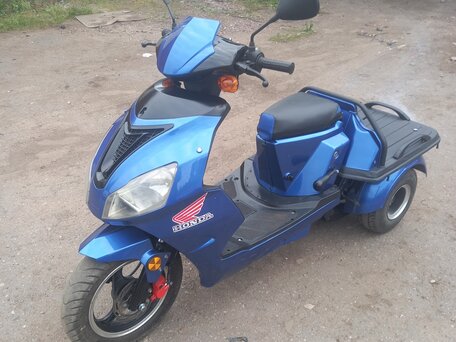 2000 Honda Gyro, синий, 115000 рублей, вид 1