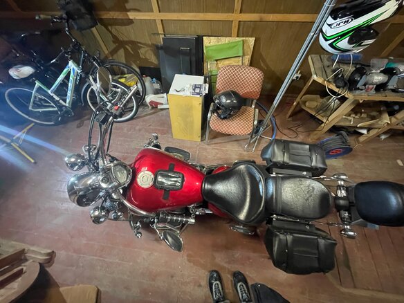 2012 Yamaha XVS1300, красный, 850000 рублей - вид 6