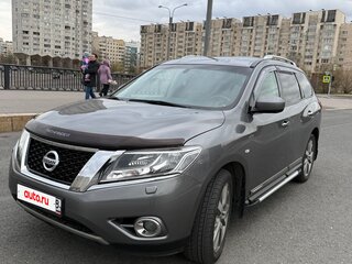2015 Nissan Pathfinder IV, серый, 1500000 рублей, вид 4