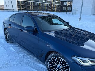 2021 BMW 5 серии 530i xDrive VII (G30/G31/G38) Рестайлинг, синий, 4399000 рублей, вид 2