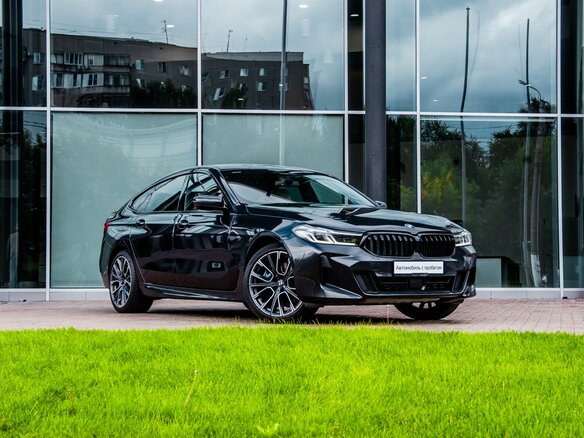 2020 BMW 6 серии Gran Turismo 630d xDrive IV (G32) Рестайлинг, чёрный, 5879900 рублей - вид 4