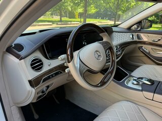2015 Mercedes-Benz Maybach S-Класс 500 I (X222), белый, 9600000 рублей, вид 2