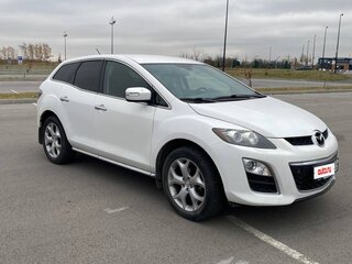 2010 Mazda CX-7 I Рестайлинг, белый, 950000 рублей, вид 3