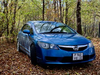 2009 Honda Civic Hybrid VIII Рестайлинг, голубой, 720000 рублей, вид 3