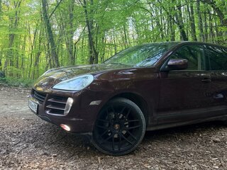 2008 Porsche Cayenne I Рестайлинг (957), пурпурный, 1450000 рублей, вид 1