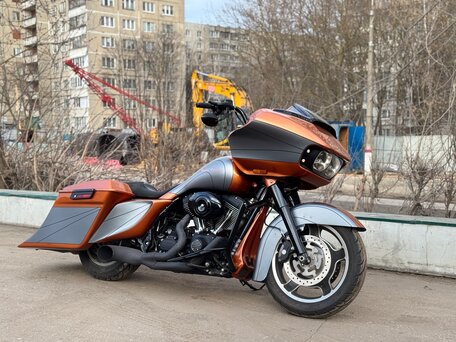 2011 Harley-Davidson Road Glide, оранжевый, 1250000 рублей, вид 1