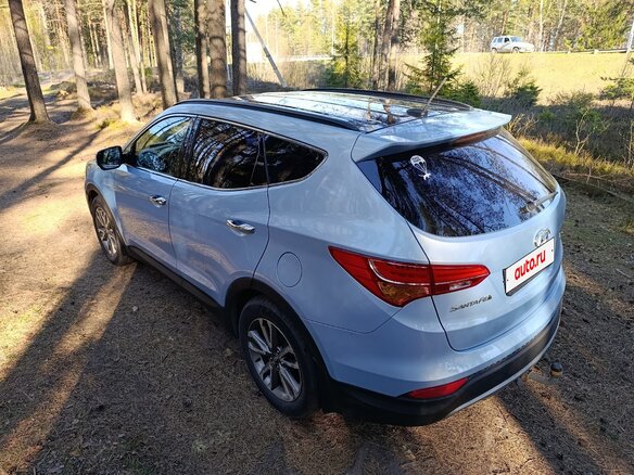 2013 Hyundai Santa Fe III, голубой, 1350000 рублей - вид 7