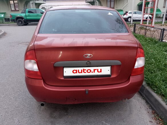 2007 Lada (ВАЗ) Kalina I, красный, 115000 рублей - вид 9