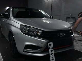 2016 Lada (ВАЗ) Vesta I, серебристый, 620000 рублей, вид 3