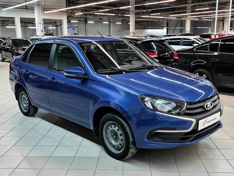 2022 Lada (ВАЗ) Granta I Рестайлинг, синий, 680000 рублей, вид 2