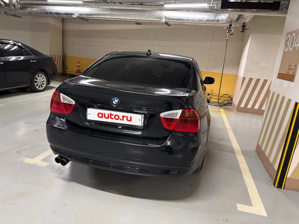 2007 BMW 3 серии 325i V (E90/E91/E92/E93), чёрный, 600000 рублей - вид 2