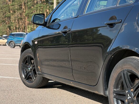 2008 Mitsubishi Lancer X, чёрный, 380000 рублей - вид 6