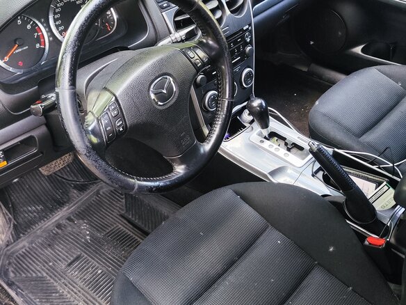2005 Mazda 6 I (GG) Рестайлинг, синий - вид 6