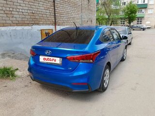 2019 Hyundai Solaris II, синий, 1450000 рублей, вид 3