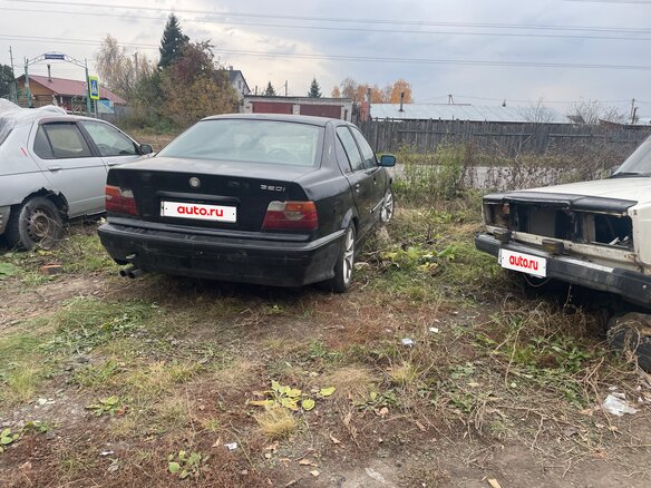 1992 BMW 3 серии M50 320i III (E36), чёрный, 280000 рублей - вид 1