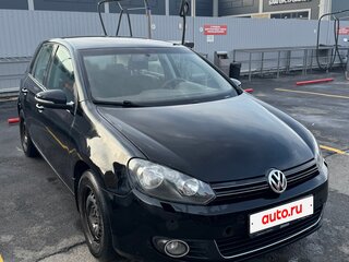 2011 Volkswagen Golf VI, чёрный, 649999 рублей, вид 1