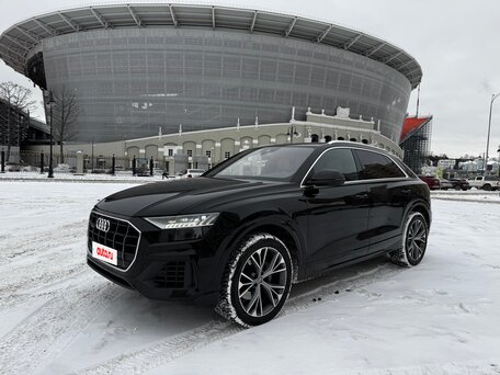 2019 Audi Q8 55 TFSI I (4M), чёрный, 5150000 рублей, вид 1