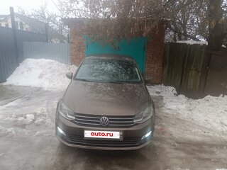 2018 Volkswagen Polo V Рестайлинг, коричневый, 1350000 рублей, вид 5