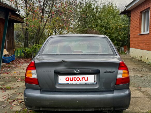 2006 Hyundai Accent ТагАЗ II, серебристый, 280000 рублей - вид 4