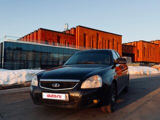 2012 Lada (ВАЗ) Priora I, чёрный, 350000 рублей, вид 2