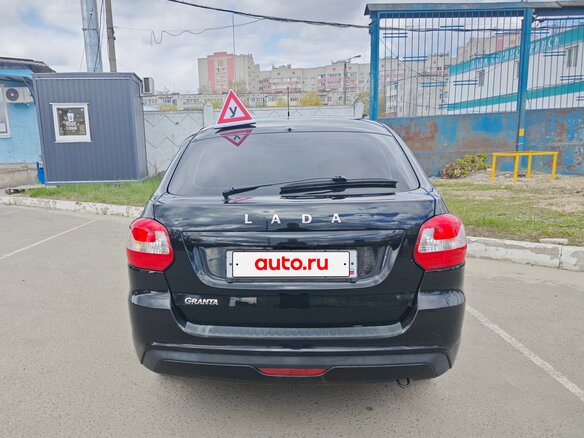 2019 Lada (ВАЗ) Granta I Рестайлинг, чёрный, 565000 рублей - вид 4