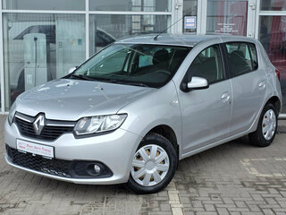 2018 Renault Sandero II, серебристый, 829000 рублей, вид 1