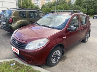 2011 Renault Sandero I, красный, 430000 рублей, вид 1