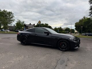 2021 BMW 4 серии 430i G22, G23, G26, чёрный, 3200000 рублей, вид 4